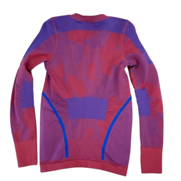 Adidas by Stella McCartney Run Midlayer Color Block Running Top Small - Picture 3 of 8